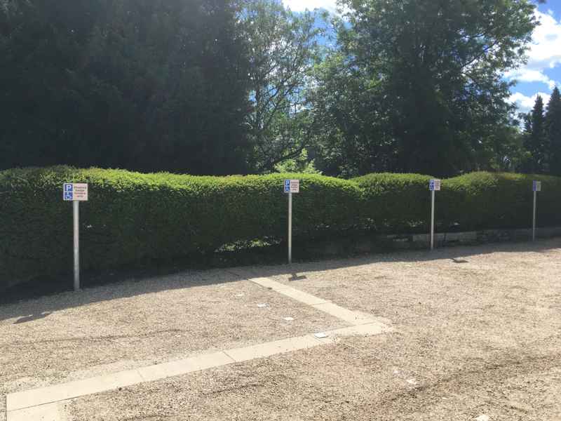 Disable parking spaces