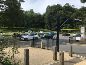 Photograph of the main car park.
